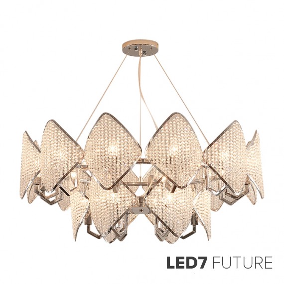 Ritz - Crystall Leaf Chandelier